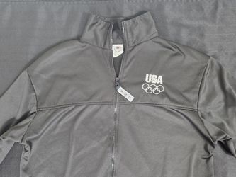 Vintage Made In USA Olympics Warmup Jacket USOC size L(fits like M)
