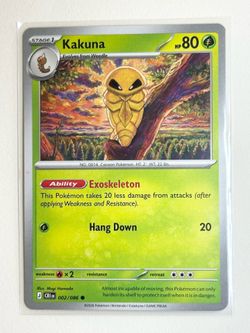 Kakuna Chaos Rising 002/086 Pokémon NM