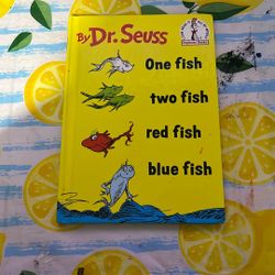 Dr. Seuss book one fish, two fish, red fish, blue fish