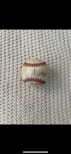 Alexander Canario Signed Baseball (JSA)