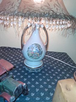 George & Martha Antique Lamp