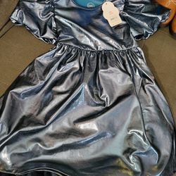4/5 Blue Metalic Dress