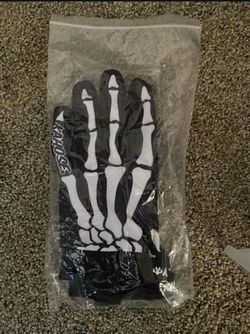 Skeleton motorcycle gloves