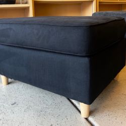 Black Ottoman Brand New 