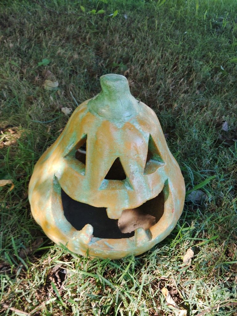 Terra Cotta Pumpkin Chiminea
