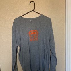 eckō Shirt Long sleeves Gray Size Large 