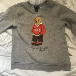 Polo Grey Pullover Kids Size 7 