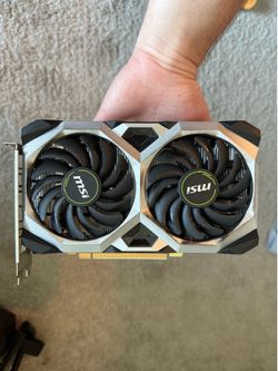 MSI NVIDIA GeForce GTX 1660 TI VENTUS 6GB Graphics Card