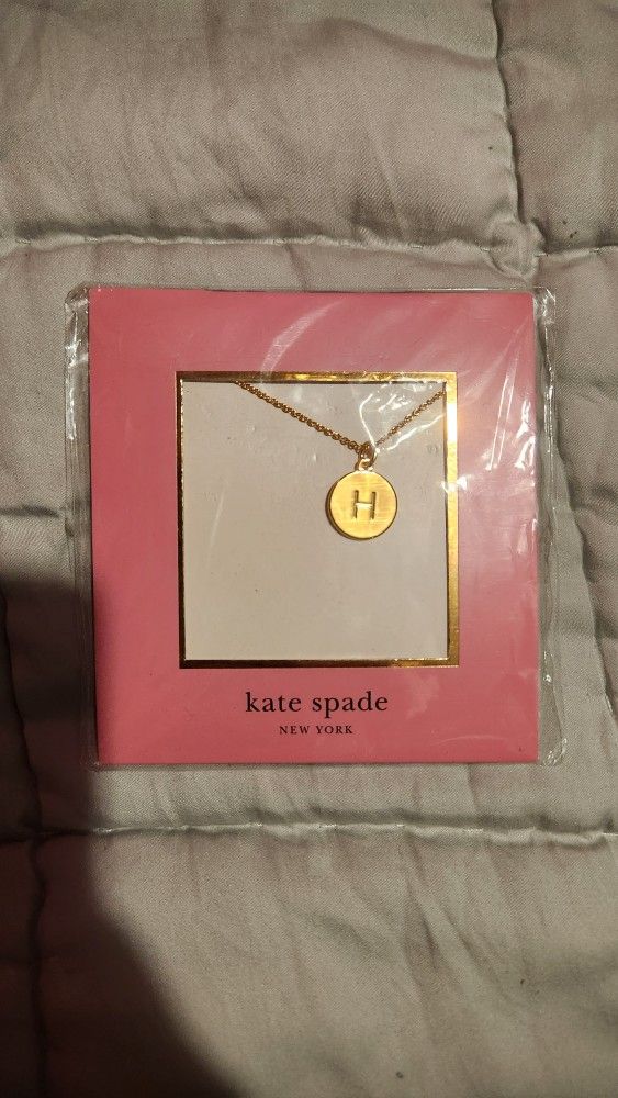 Kate Spade Initial Necklace New And Sealed