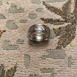 Sterling floral Ring