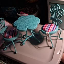 American Doll Generation Doll Patio Set