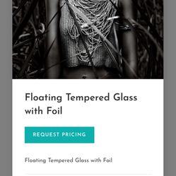 Large 60x40 Tempered Glass Canvas 