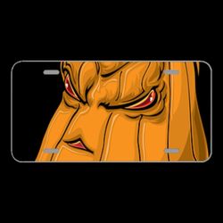 License Plate Novelty Car Front Pumpkin Halloween Cartoon