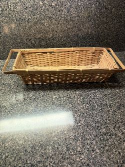 Small Long Wicker/Straw Basket 