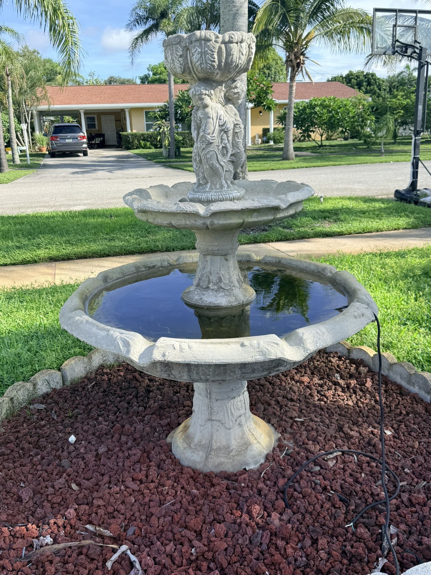 Fountain Bird Water