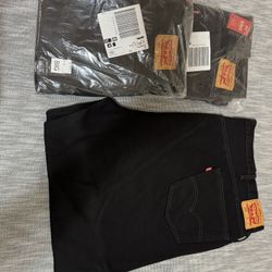 Relax Levi 550 Black Denim (Big & Tall sizing)