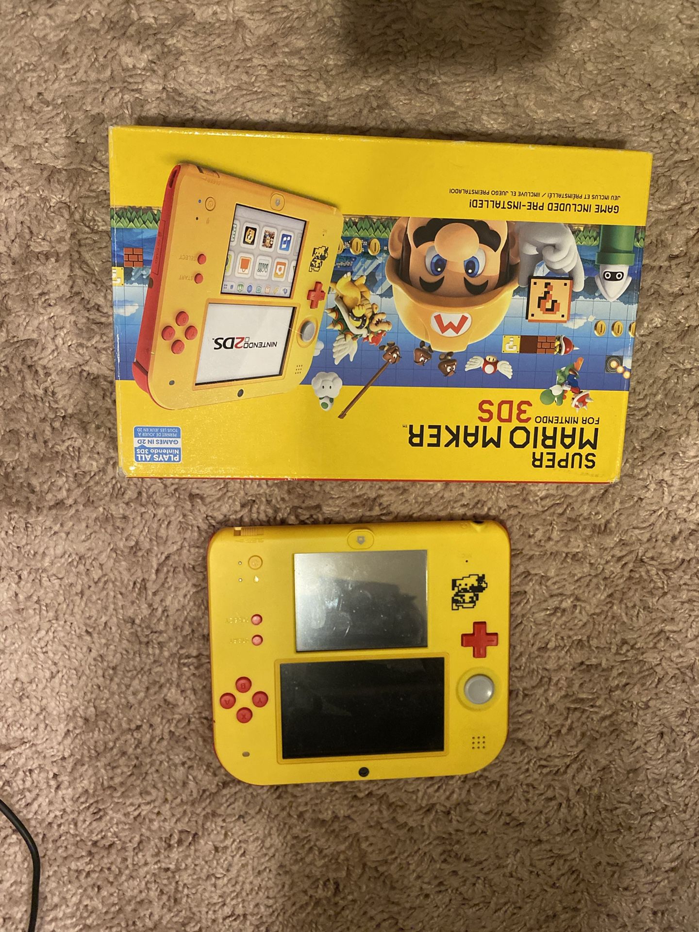mario maker 2ds great condition comes with charger no game