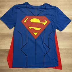 Superman Shirt With Detachable Cape