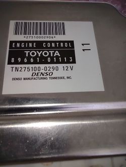 Computer Unit For 2003 Toyota MATRIX/Pontiac VIBE engines