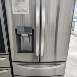 Mid Month Sale! LG 29 Cu. Ft. SMART MyColor Insta View Standard Depth 4 Door Stainless Steel 