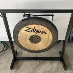 Zildjian 12” Gong Cymbal W/Stand