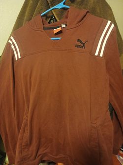 Puma Long Sleeve Pullover Sweatshirt