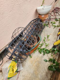 Garden Planters Lot Balcony Planters Pots & Compost Tumbler