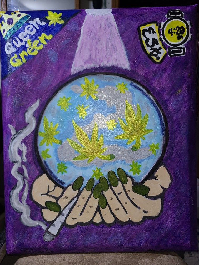 "Crystal Ball" Painting
