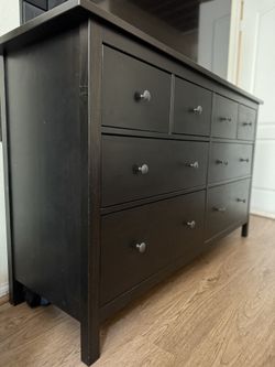 Black IKEA HEMNES Dresser 8 Drawer / TV Stand / Clothing Organizer for Sale in Los Angeles, CA - OfferUp Black IKEA HEMNES Dresser 8 Drawer / TV Stand / Clothing Organizer for Sale in Los Angeles, CA - OfferUp