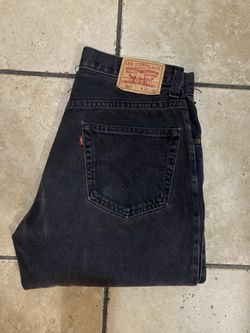 Levi's 550 Black Relaxed Fit Jeans W32 L32