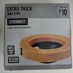 New Extra Thick Wax Toilet Ring