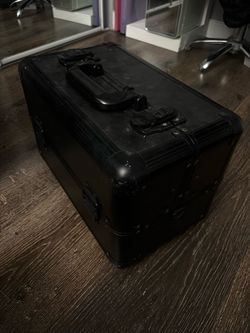 Black Aluminum Hard Case with Handle
