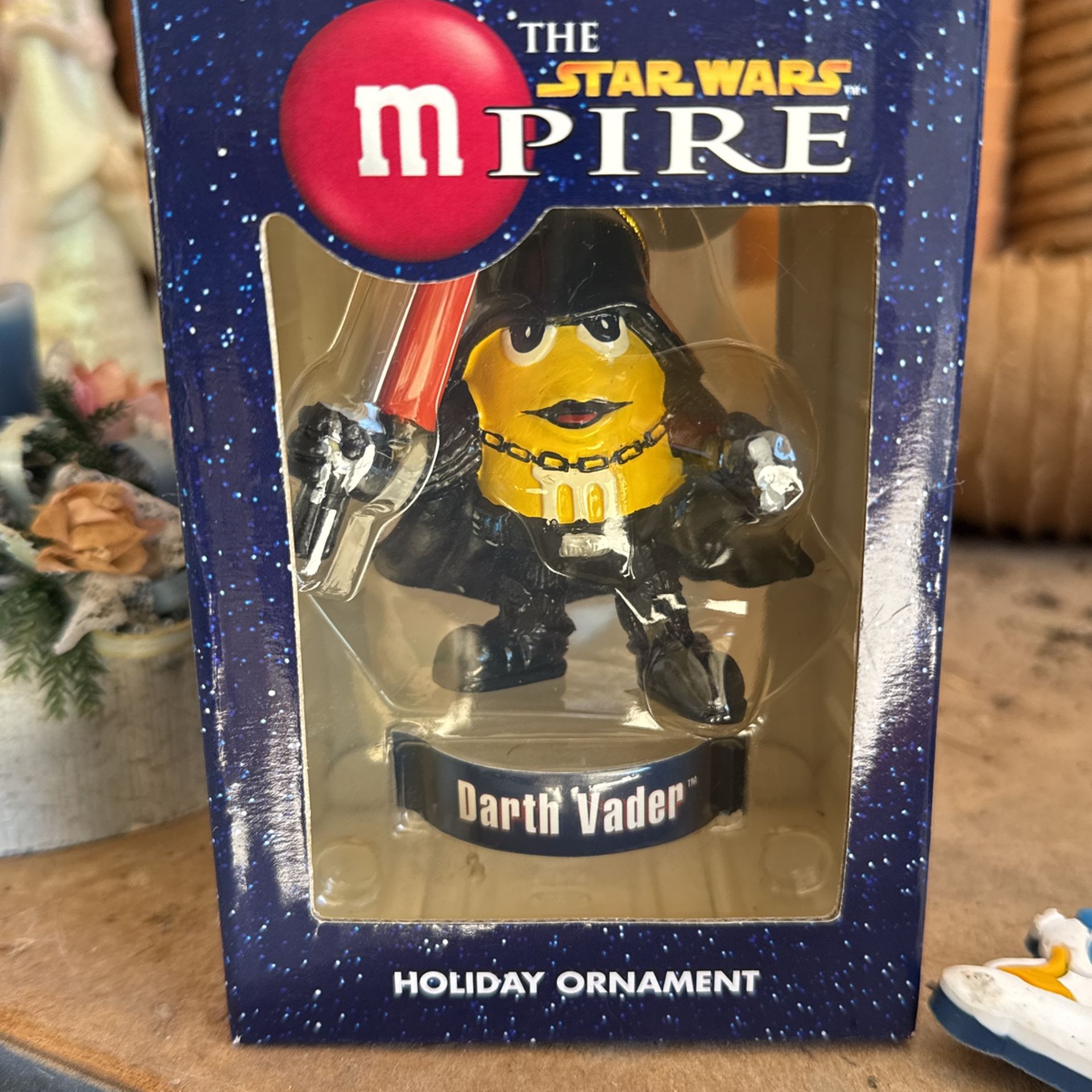 Christmas Bulk Includes Limited Edition Star Wars M&m Holiday Ornament, Candle Holder, Ornaments, Decorative Tape, Angel