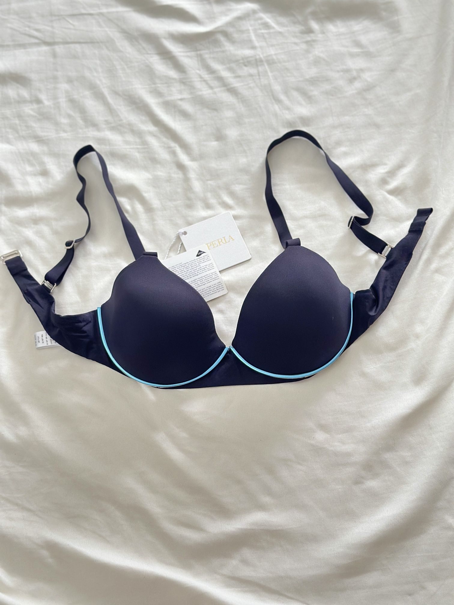 La Perla black underwired bikini top Reggiseno mare F/italy42