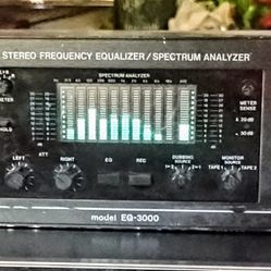 B. S. R. Graphic EQ w Spectrum Analyzer Model #3000 nice! 