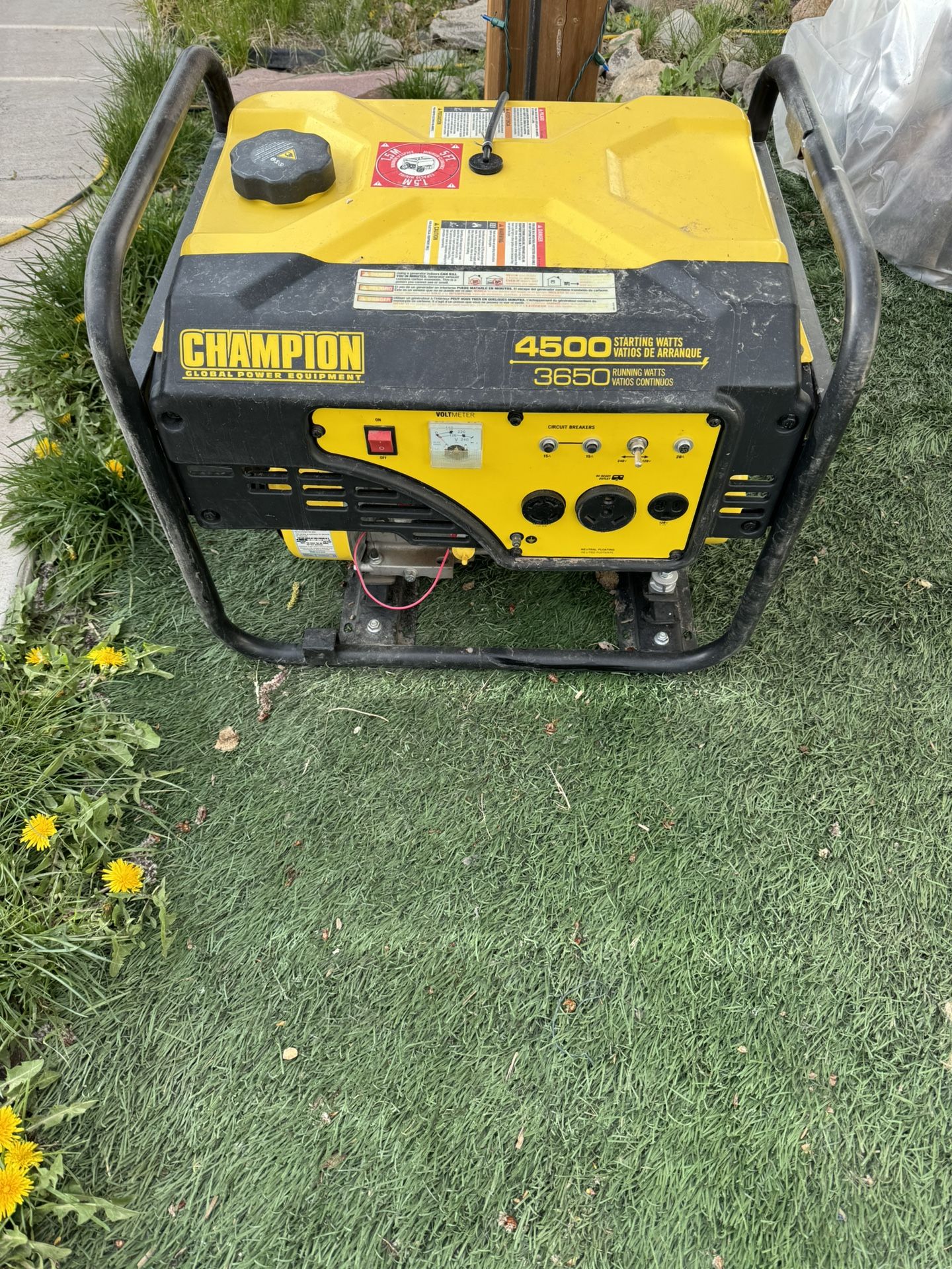 Champion 4500 Watt Generator