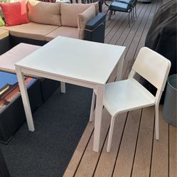 Small IKEA Table & Chair 