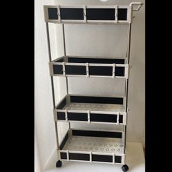 9 X 16 X 36– 4 Tray Rolling Storage Cart