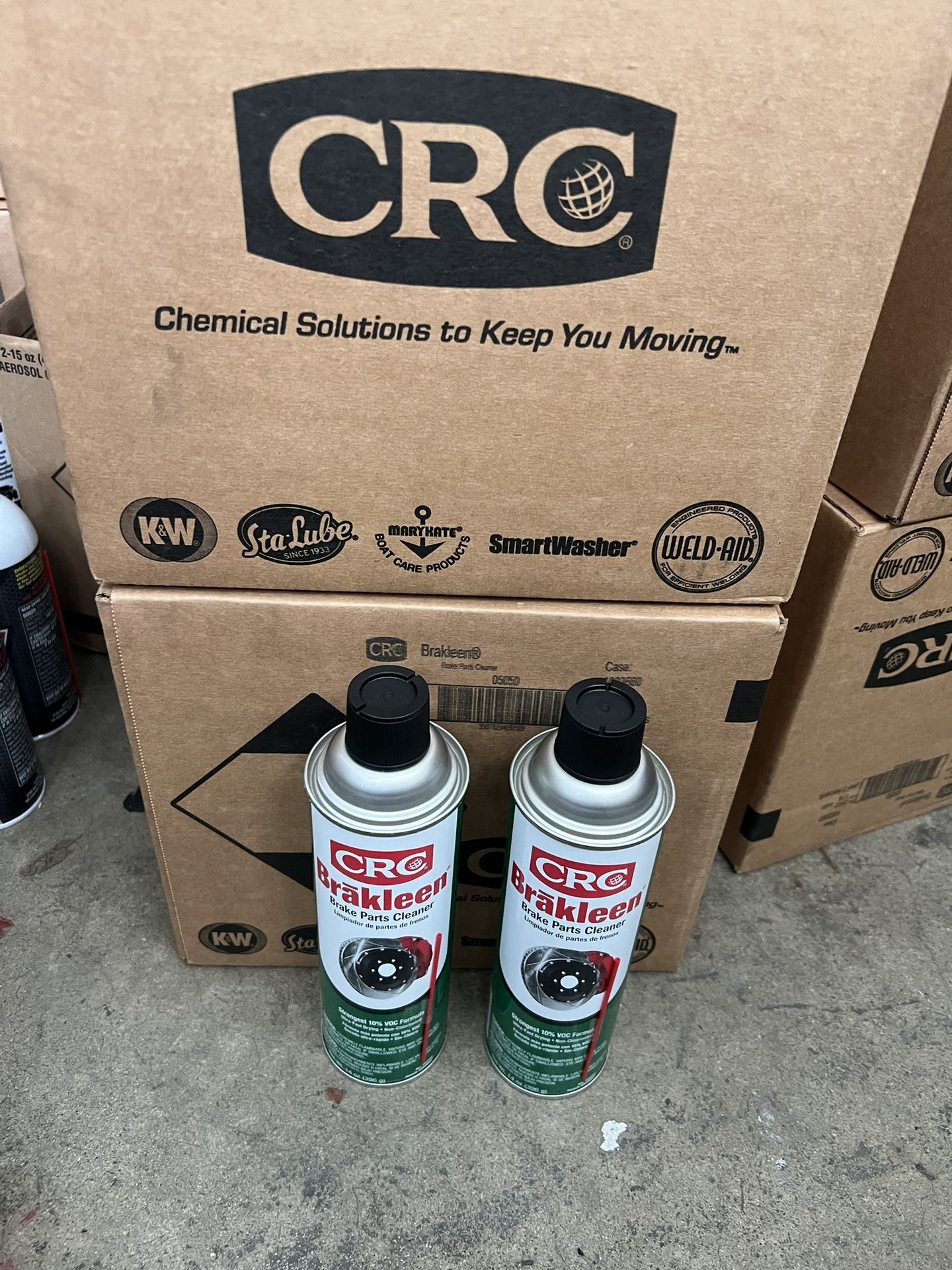 12 Cans In A Box Brake Cleaners