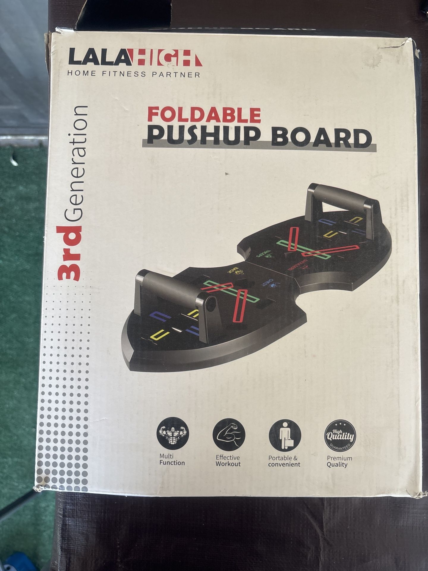 LALAHIGH Foldable Pushup Board – Barely Used