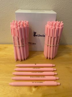 Baby Shower Pens - Pink