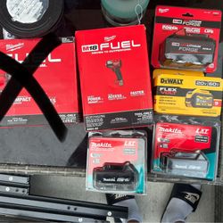 Milwuakee : Dewalt : Makita .. Bulk tool and battery bundle !! ALL BRAND NEW  TAKE IT ALL FOR $450