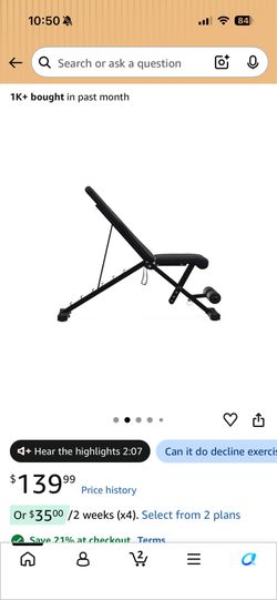 Brand new bench press