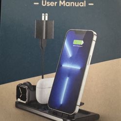 Portable 3-in-1 Charging Station 