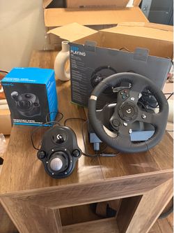 logitech racing wheel and shifter