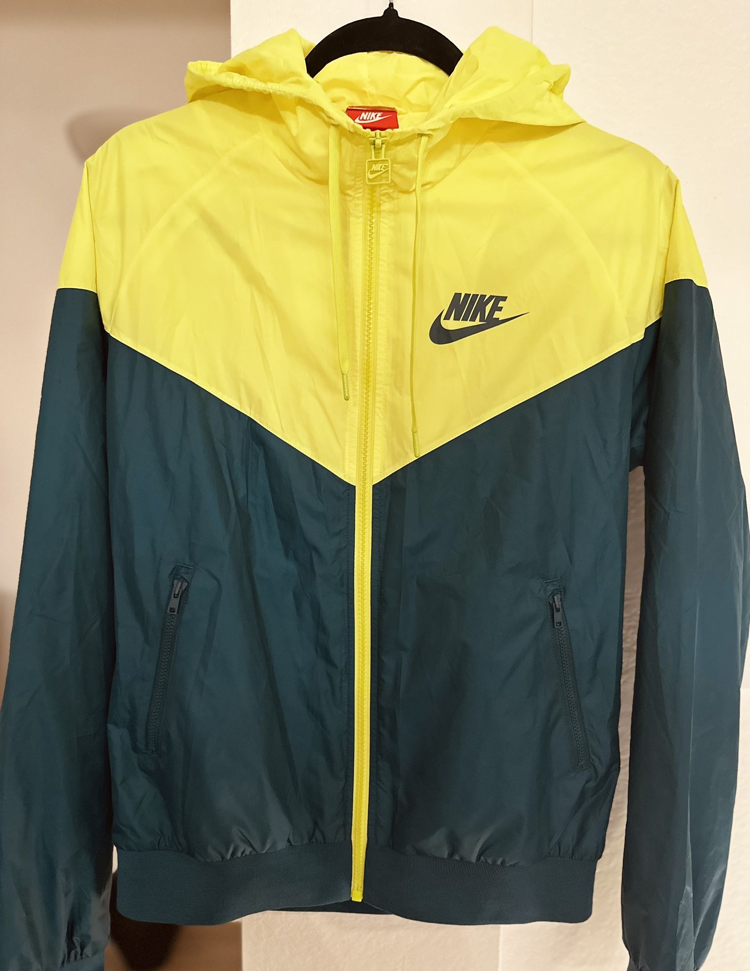 1987 Nike Vintage Blue & Green Windbreaker - Medium