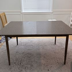 FREE Dining Room Table with Spacer and Six Chairs