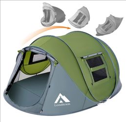 Londtren 4 Person Pop Up Camping Tent