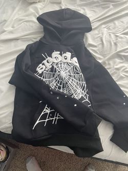 Sp5der OG black Web Hoodie