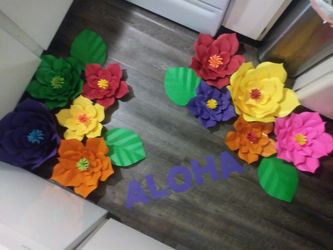 Flores de papel